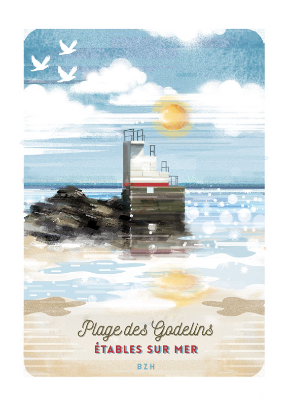 Carte postale Les Gobelins Etable sur Mer par C'Didou