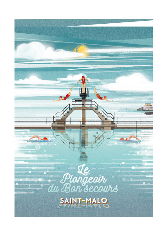 Carte postale Bon secours par C'Didou