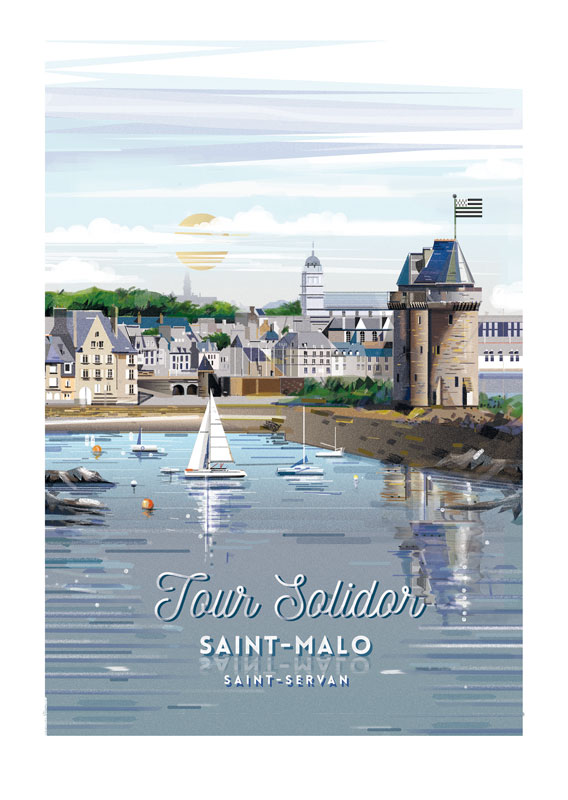 Carte postale Solidor par C'Didou