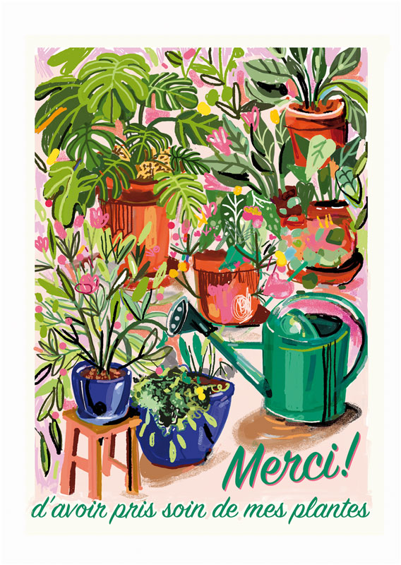 Carte postale Merci par C'Didou