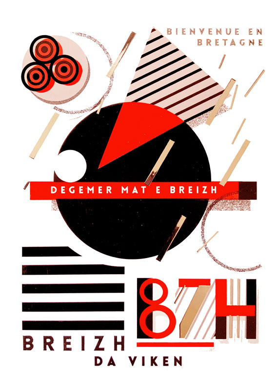 Carte postale Bienvenue en Bretagne par C'Didou