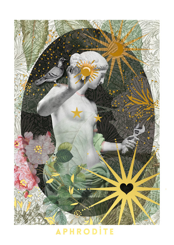 Carte postale Aphrodite par C'Didou