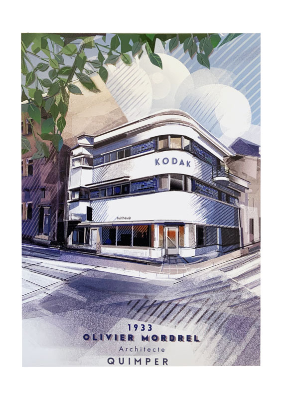 Carte postale Kodak Quimper à Lorient par C'Didou